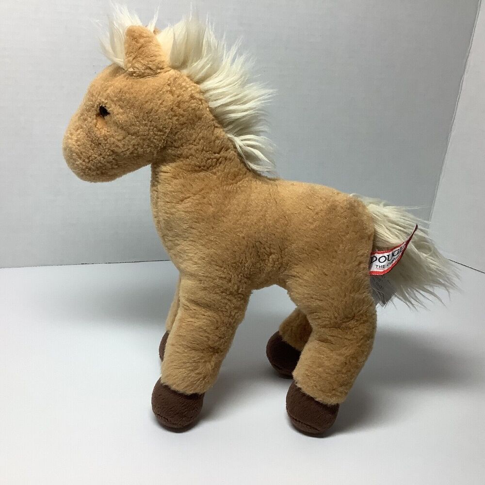 Douglas Cuddle Toy Tan Horse 9" Plush Soft! - Picture 2 of 6